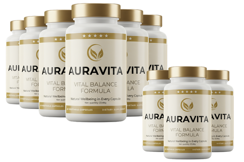 Auravita + BioCatalizador N7 - 9 Frascos
