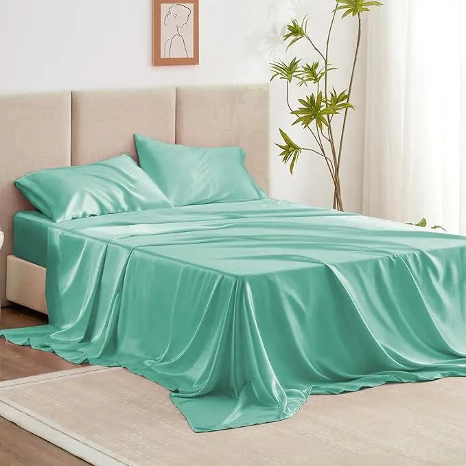 Kit complet de pat din mătase Mulberry Hoomy