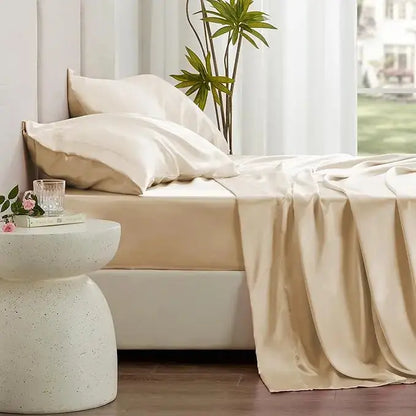 Kit complet de pat din mătase Mulberry Hoomy