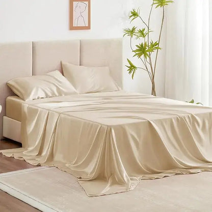Kit complet de pat din mătase Mulberry Hoomy
