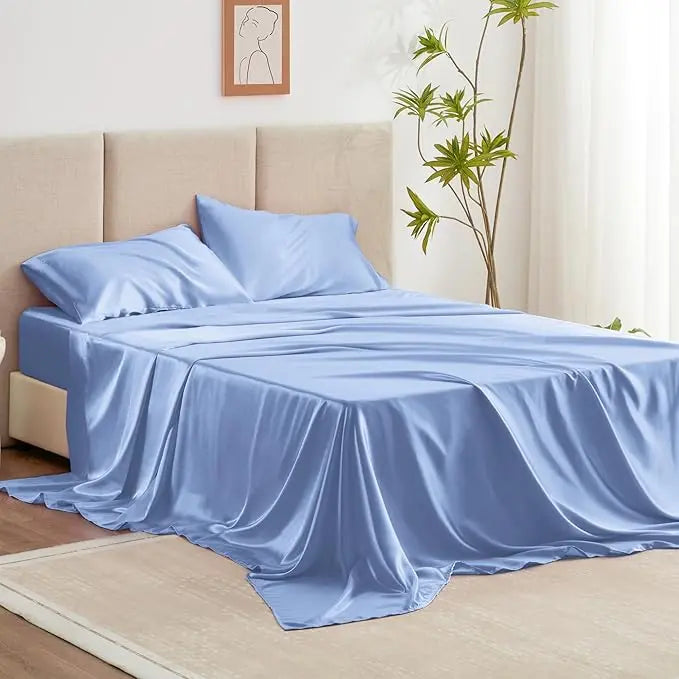 Kit complet de pat din mătase Mulberry Hoomy