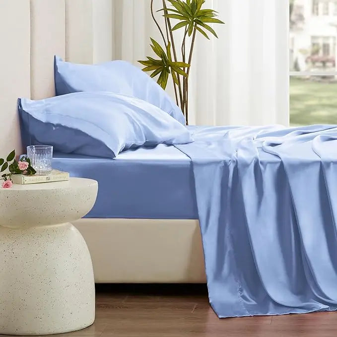 Kit complet de pat din mătase Mulberry Hoomy