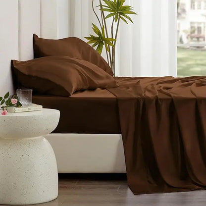 Kit complet de pat din mătase Mulberry Hoomy