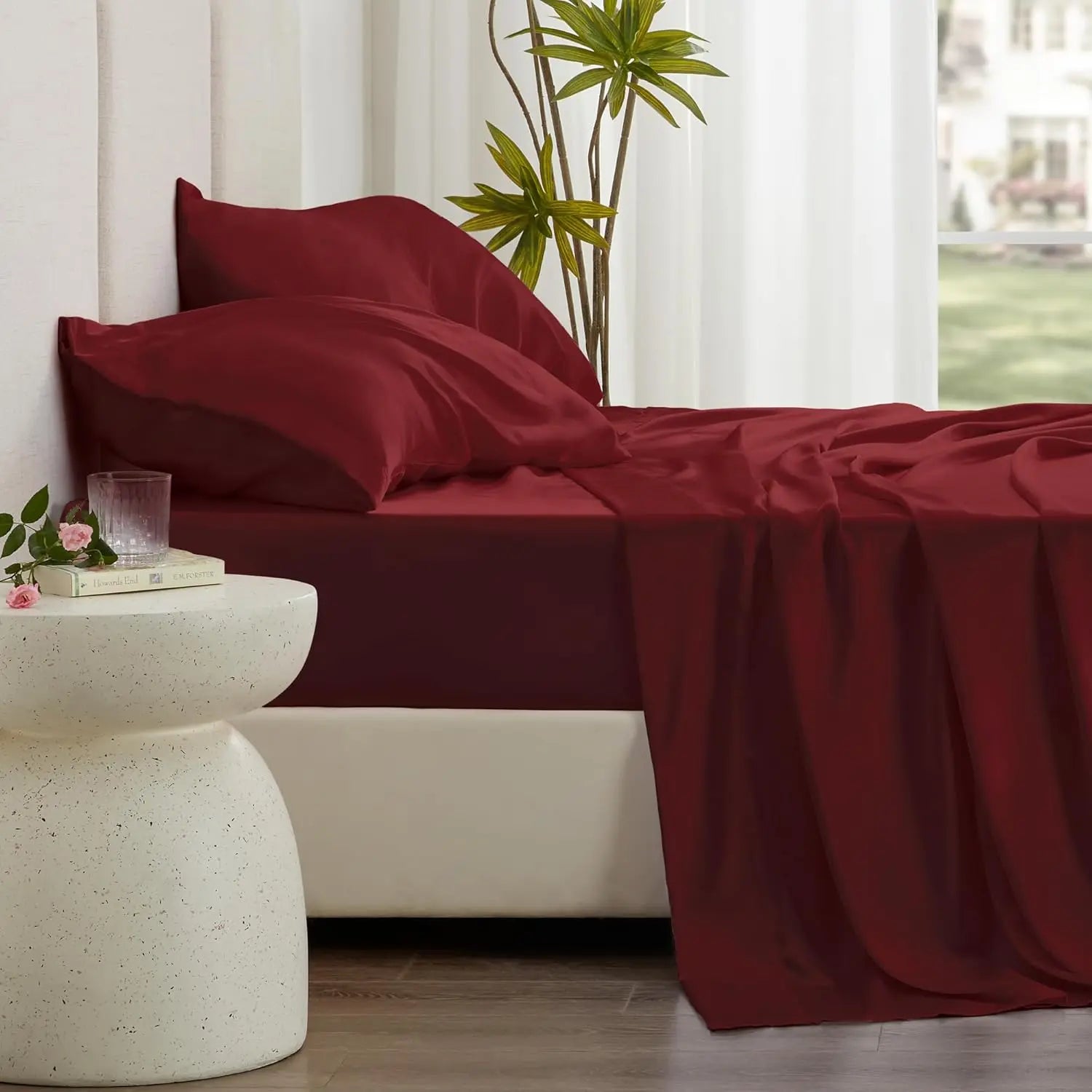 Kit complet de pat din mătase Mulberry Hoomy